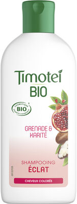 Timotei Bio Shampooing Femme Éclat Cheveux colorés Grenade & Karité