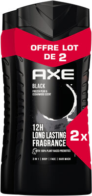 AXE Gel Douche Black Lot 2x400ml