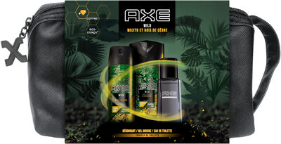 AXE Trousse Homme Wild Eau de Toilette , Déodorant & Gel Douche x1