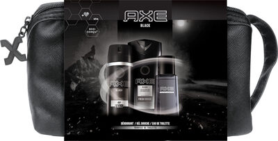 AXE Trousse Homme Black Eau de Toilette , Déodorant & Gel Douche x1