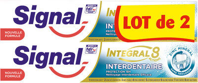 Signal Dentifrice Integral 8 Interdentaire Lot de 2