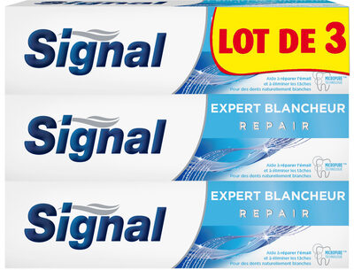 Signal Dentifrice Expert Protection Blancheur Lot de 3