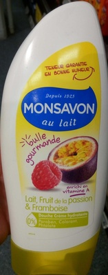 Monsavon Bulle gourmande, Lait, Fruit de la passion & Framboise