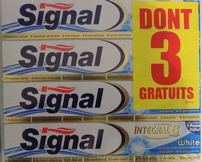 Signal Integral 8 White (Lot de 8 )