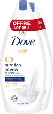 Dove Gel Douche Nutrition Intense Lot de 2