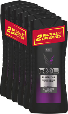 AXE Gel Douche Homme Provocation Lot 6 X (dont 2 offerts)