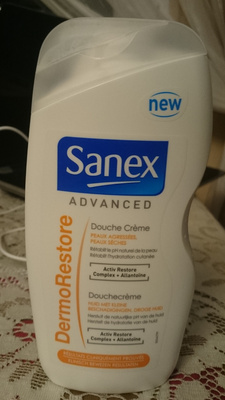 Sanex DermoRestore Douche crème peaux abimées, peaux sèches