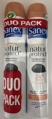 Sanex Natur Protect à la pierre d'alun 24h (duo pack)