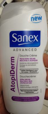 Sanex AtopiDerm douche crème peaux sèches, réactives à atopiques