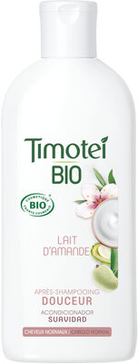Timotei Bio Après-Shampooing Femme Douceur infusé au Lait d'Amande Douce Cheveux Normaux