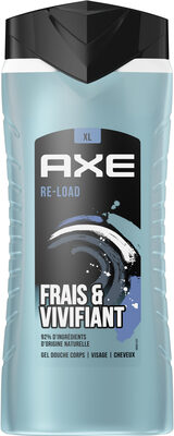 Axe Gel Douche Homme 3en1 Re-Load Frais et Vivifiant