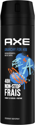 Axe Déodorant Homme Bodyspray Anarchy 48h Non-Stop Frais