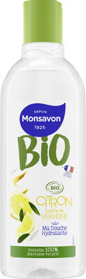 MONSAVON BIO Gel Douche certifié Bio Citron Touche de Verveine