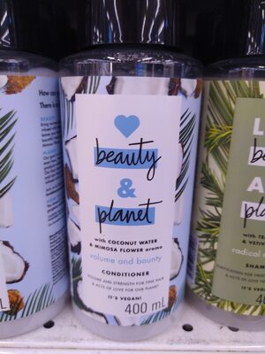 Love Beauty and Planet Coconut water & mimosa flower volume conditioner