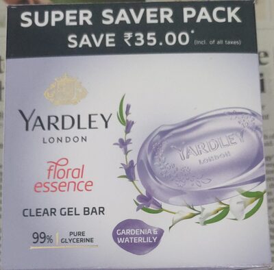 Yardley London Yardley Clear Gel Bat Gardenia and waterlily