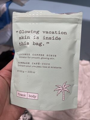 Frank Body Coconut Coffee Scrub